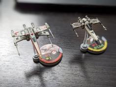 Stands For Outer Rim, X-wing Compatible 3D Printer Model