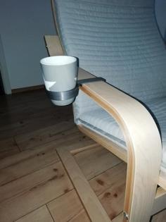 IKEA Poäng / Poang Coffee Cup Holder 3D Printer Model