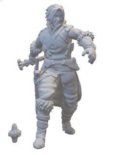 Trevor Belmont Castlevania Miniature 28mm/32mm 3D Printer Model