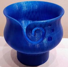 Yarn Bowl With Plinth For Added Weight 3D Printer Model