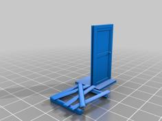 Zombicide Door With Removeable Barricade 3D Printer Model