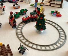 Lego Mini Train Track 3D Printer Model