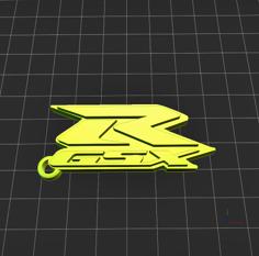 SUZUKI GSXR Keyring 3D Printer Model