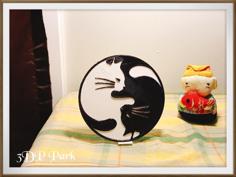 Tai Chi Cat (with Holder) 太極貓 3D Printer Model