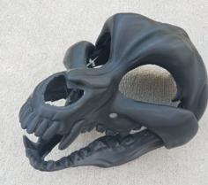 Dog Skull Mask (medium Canine Skull Mask) 3D Printer Model