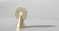 Celtic Circular Weave 3D Printer Model