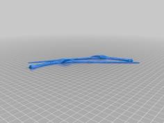 Easy Print Bellatrix Lestrange Wand 3D Printer Model