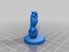 Catan Owl Robber 3D Printer Model