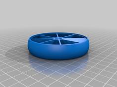 Round Pill Box 3D Printer Model