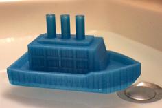 Floating Toy Boat 3D Printer Model