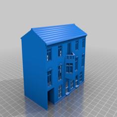 Town House In H0 / HO 3D Printer Model