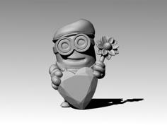 Valentine Minion 3D Printer Model