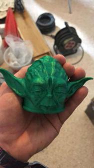 Yoda Trailer Hitch Cover 3D Printer Model