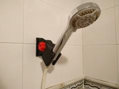 Adjustable Shower Holder 3D Printer Model