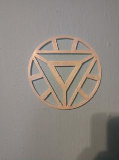 Iron Man Arc Reactor Sign 3D Printer Model