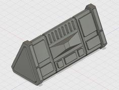 Detailed Barricades For Star Wars Legion 3D Printer Model