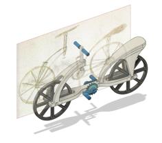 Leonardo Da Vinci Bicycle 3D Printer Model