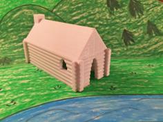 Settlers Log Cabin – Westward Expansion And The Homestead Act 3D Printer Model