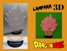 Lampara 3D Ilusion Noche 3D Printer Model