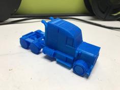 Semi Truck 3D Printer Model