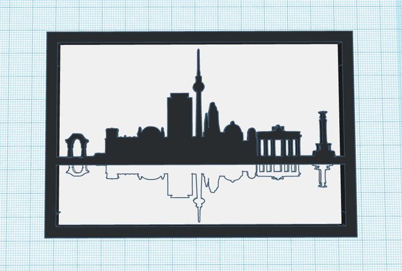 Silhouette City Skylines (several Designs) 3d Printer Model Free 