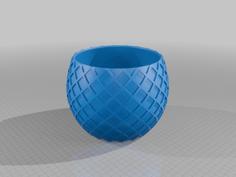 Crossed Planter 3D Printer Model