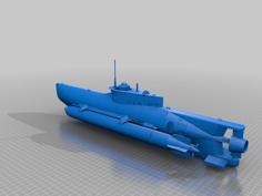 Seehund U-boat Repaired 3D Printer Model