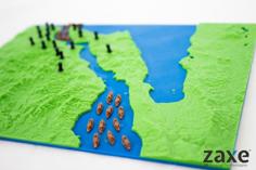 Çanakkale Haritası / Canakkale Map 3D Printer Model