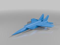 Mikoyan-Gurevich MiG-25 Jet Fighter 3D Printer Model