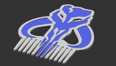 Mandalorian Beard Comb (printable) 3D Printer Model