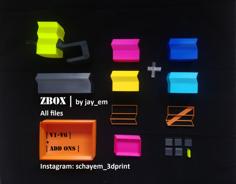 Completed ZBOX System | V1-V6 + All Features | 3D Printer Model