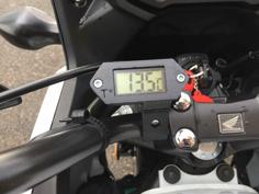 Motorcycle Thermometer Mount 3D Printer Model