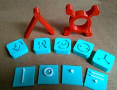 Futurama Alien Alphabet 3D Printer Model