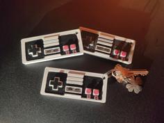 NES Controller Keychain 3D Printer Model