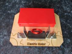 Electric Motor Demonstration 3D Printer Model