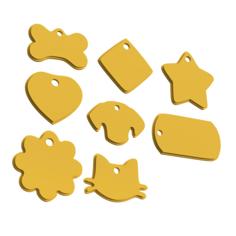 Animal Pet Badge Tag – Chapitas Para Mascotas 3D Printer Model