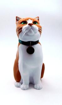 SCHRODINKY! BLANK CAT COLLAR MEDAL 3D Printer Model