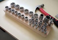 Wooden Ratchet Kit Holder 3D Printer Model