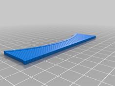 Side Part Of A Small Brigde N-Scale 3D Printer Model