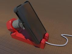 SCREW AND BOLT -Adjustable Smartphone Holder 3D Printer Model