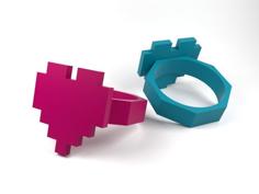 Amur (Heart Ring) 3D Printer Model