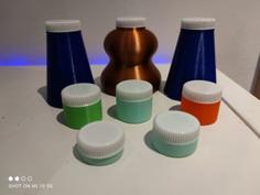 Milk Cap Box Container 3D Printer Model