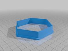 Hexagon Cookie Cutter 3D Printer Model