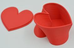 Twisted Heart Box By HomeStudioStuff.com 3D Printer Model