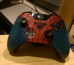 Spiderman Themed Xbox One Controller Faceplate 3D Printer Model