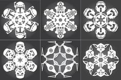 Star Wars Snowflakes 3D Printer Model