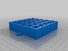 Dremel 36 Bit Holder Grid. 3D Printer Model