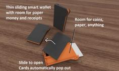 Smart Wallet – Sliding 3D Printed Wallet 3D Printer Model