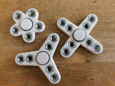 Very Customizable Fidget Spinner 3D Printer Model