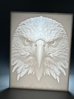 Eagle Litho With Stand 3D Printer Model